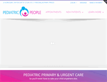 Tablet Screenshot of pediatricpeople.com